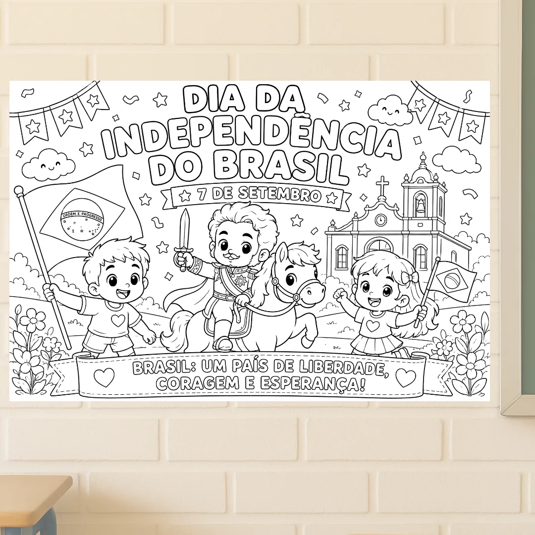 Painel de Pintura Coletiva - Dia da Independência do Brasil — imagem 2