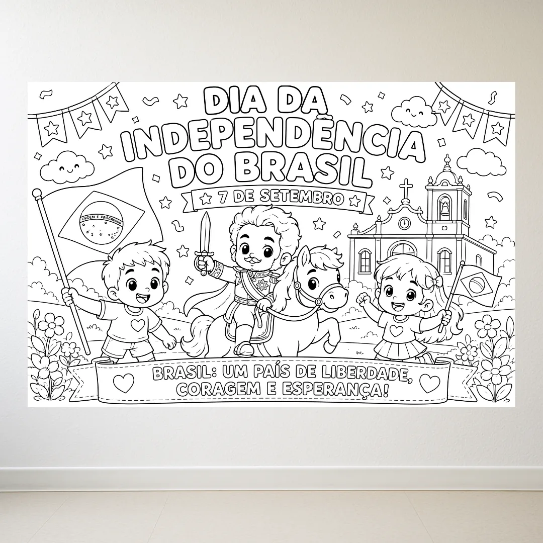 Painel de Pintura Coletiva - Dia da Independência do Brasil — imagem 3
