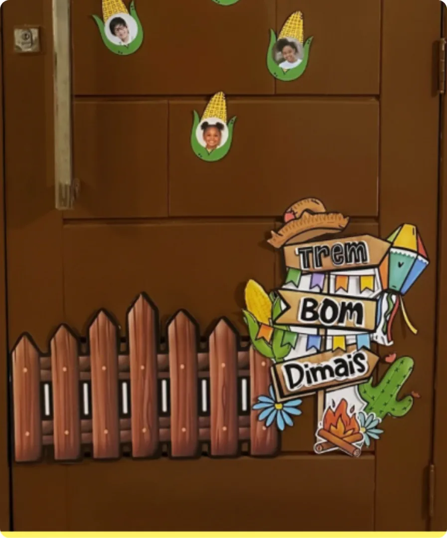PAINEL DE PORTA TURMA DE MILHÕES — imagem 6