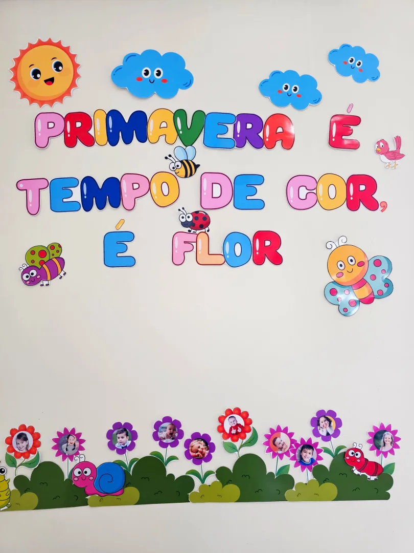Painel de Primavera com Fotos dos Alunos – Decoração Escolar — imagem 6