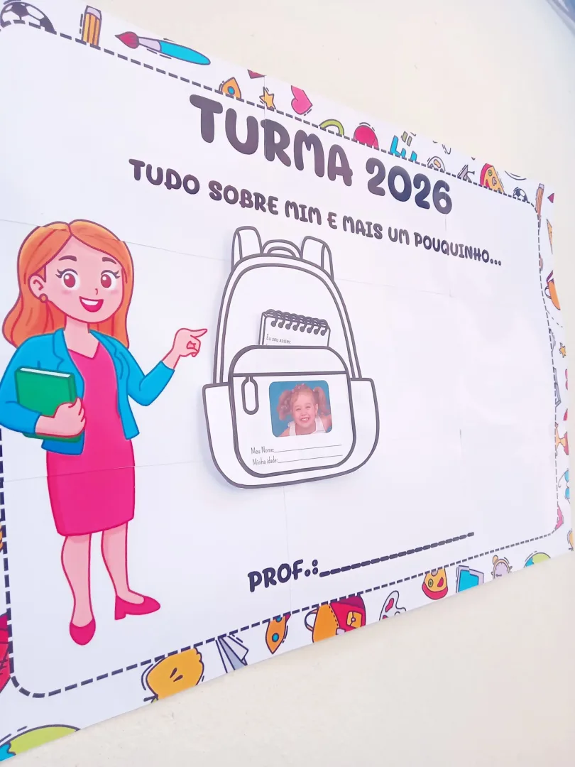 PAINEL DE TURMA 2026 + ATIVIDADE INTERATIVA EU SOU ASSIM — imagem 2