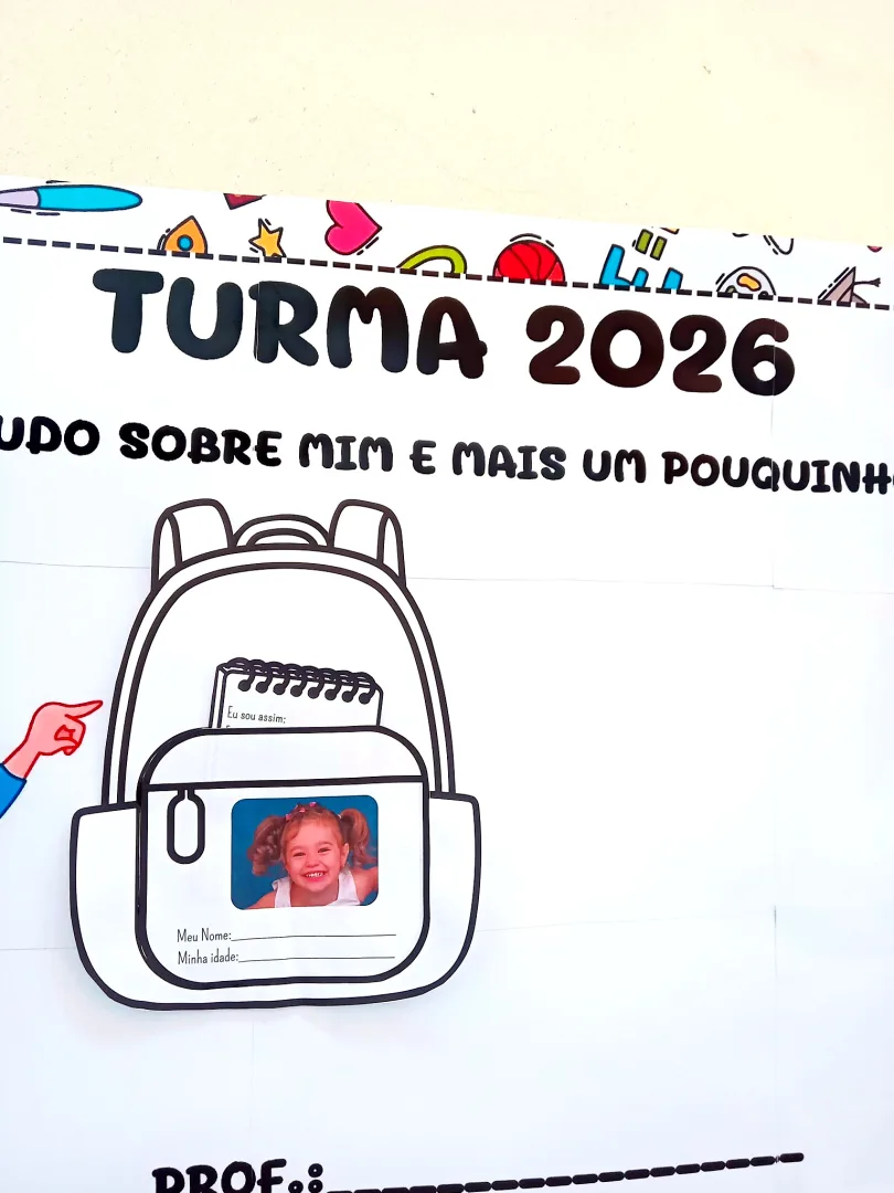 Painel de Turma 2026 com Atividade Interativa Eu Sou Assim — imagem 2