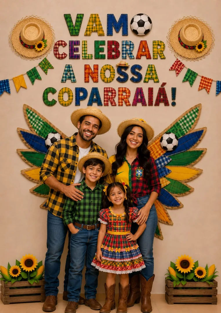 PAINEL / DECORAÇÃO: COPA JUNINA / FESTA JUNINA / COPA CAIPIRA — imagem 2