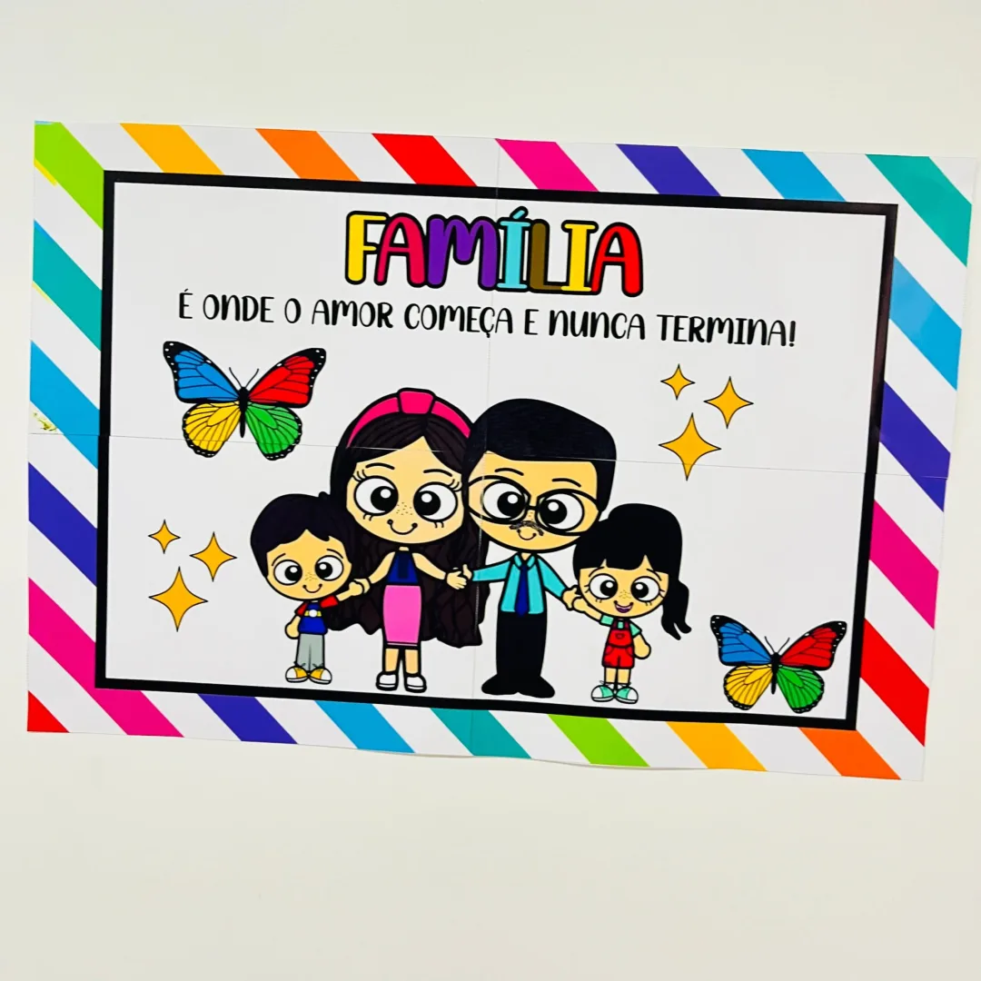 PAINEL / DECORAÇÃO: DIA DA FAMÍLIA "CELEBRE O AMOR QUE EXISTE EM CADA LAR!" — imagem 2