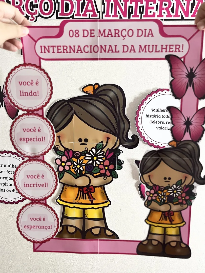 PAINEL  / DECORAÇÃO: DIA DA MULHER — imagem 2