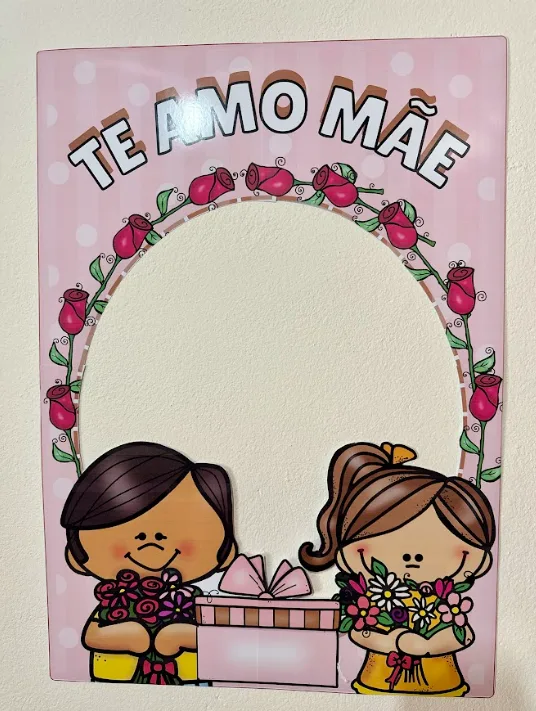 PAINEL / DECORAÇÃO DIA DAS MÃES + MOLDURA PARA FOTO — imagem 2