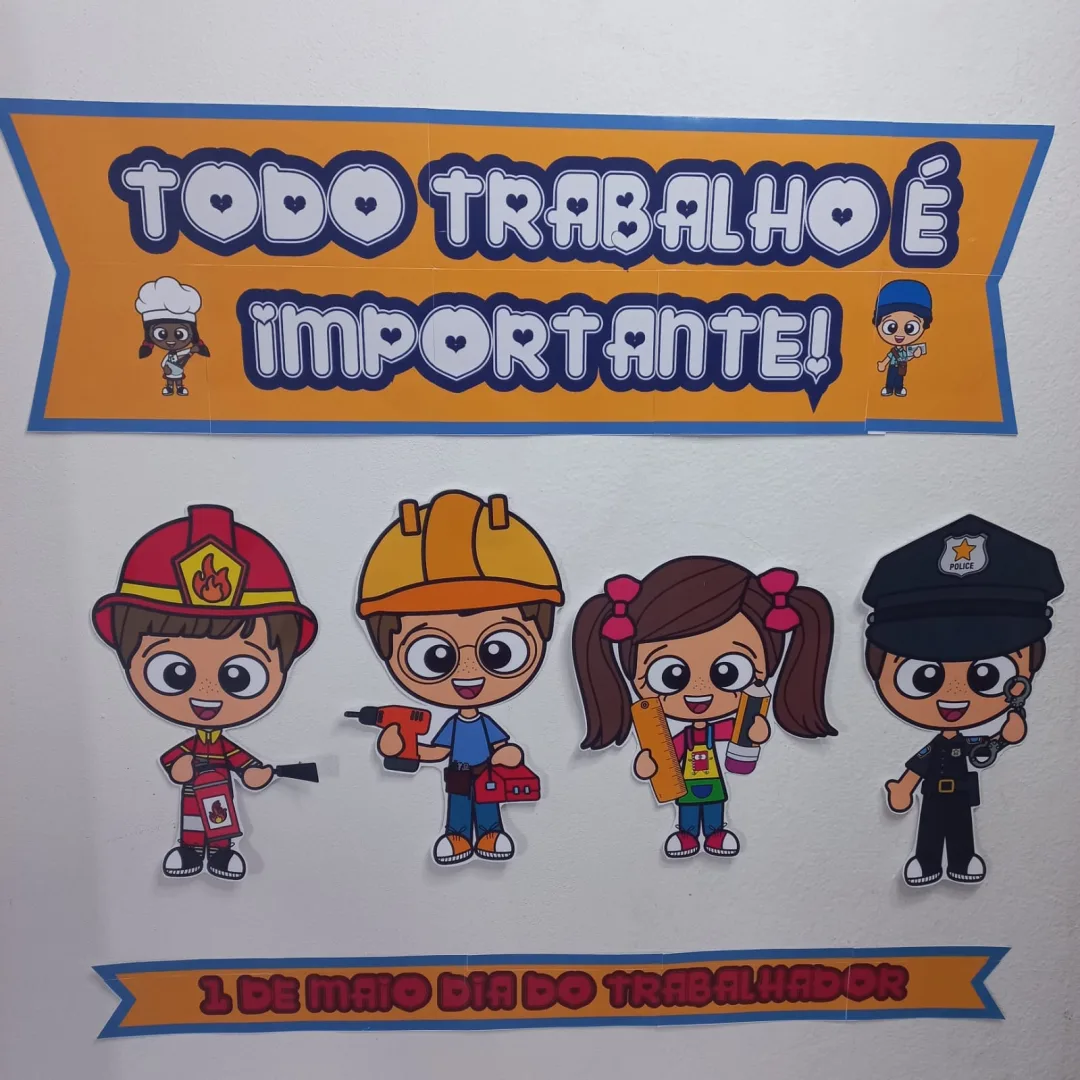 PAINEL / DECORAÇÃO: DIA DO TRABALHO - DIA DO TRABALHADOR — imagem 2