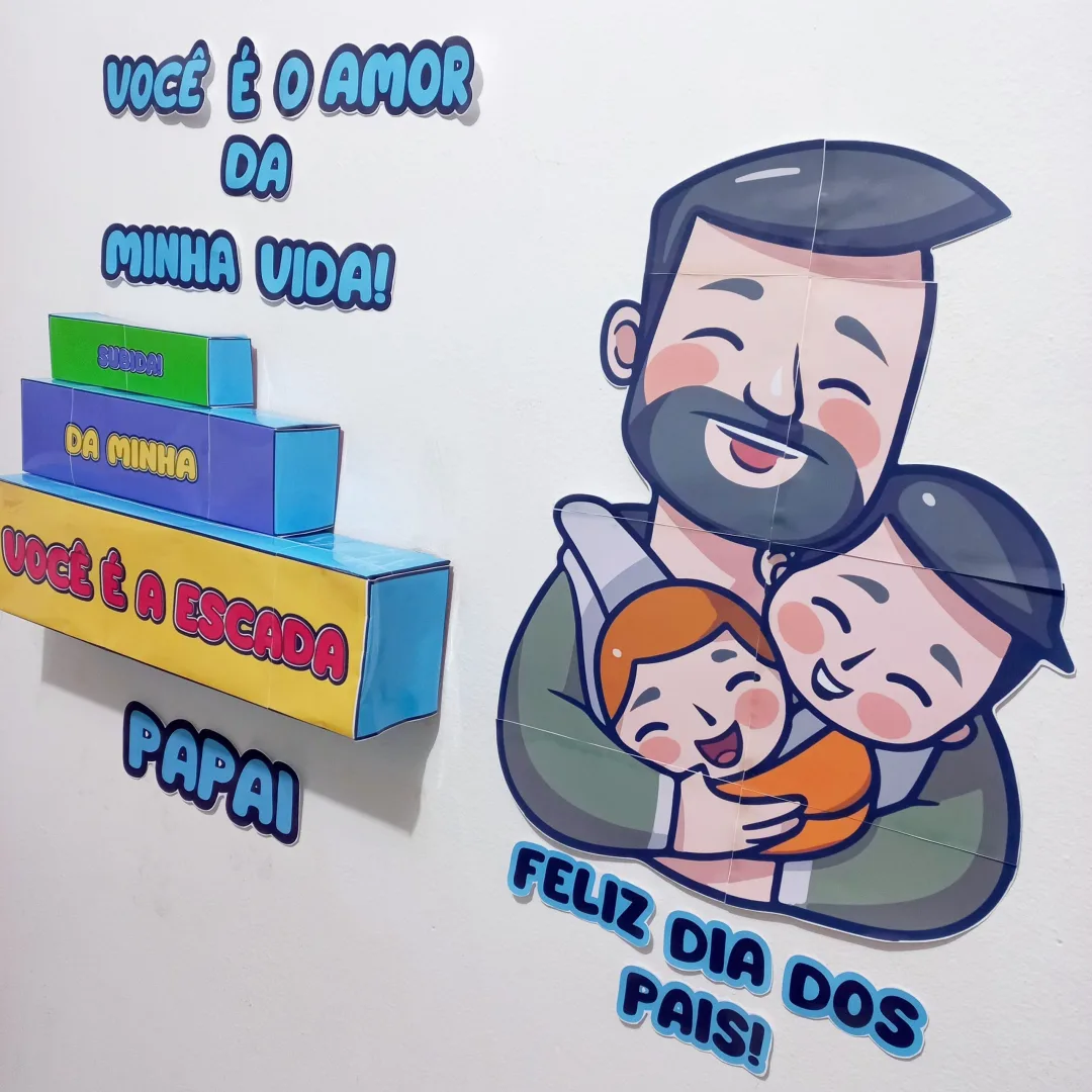 PAINEL / DECORAÇÃO DIA DOS PAIS - 3D — imagem 2