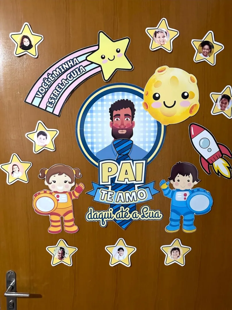 PAINEL / DECORAÇÃO  DIA DOS PAIS: ESTRELAS — imagem 2
