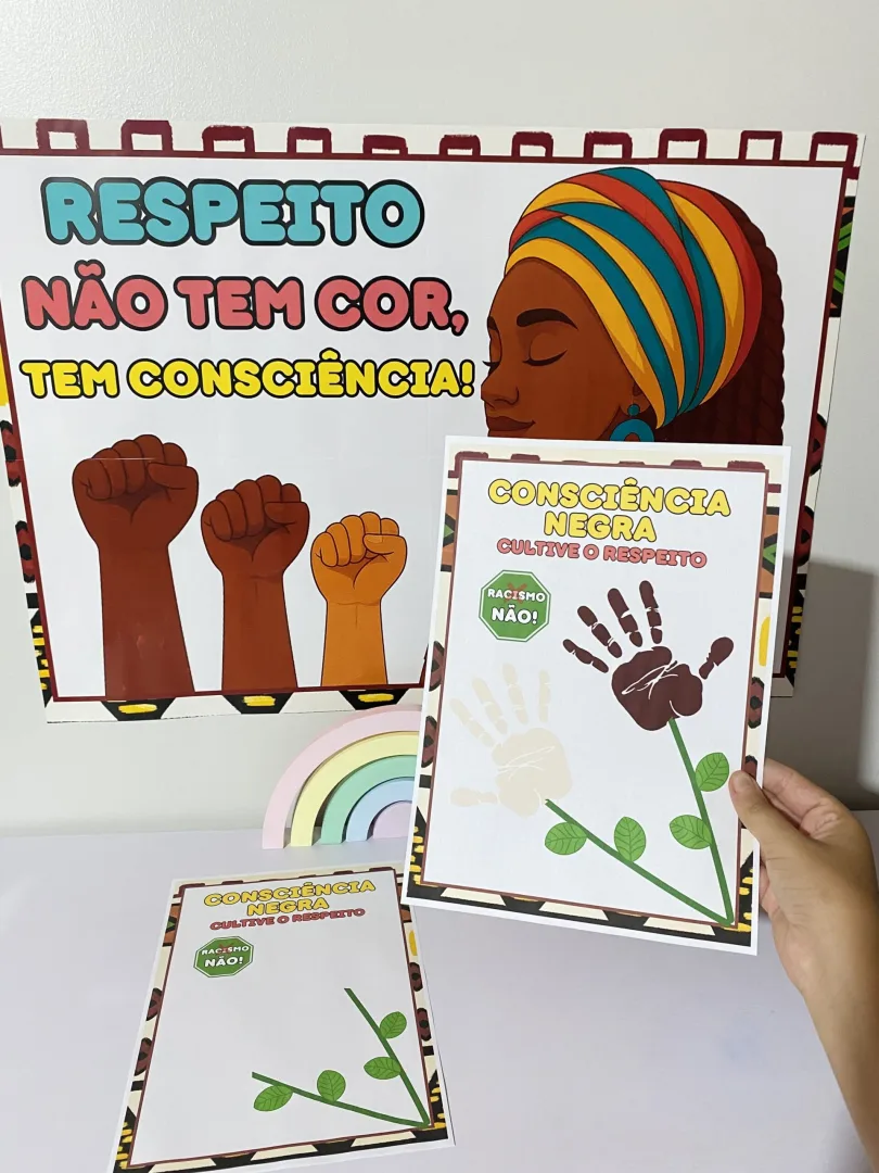 PAINEL / DECORAÇÃO + LEMBRANCINHA: CONSCIÊNCIA NEGRA — imagem 2
