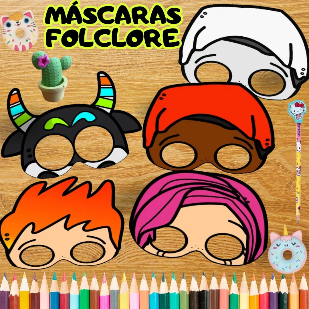 PAINEL / DECORAÇÃO+ MÁSCARAS FOLCLORE BRASILEIRO — imagem 2
