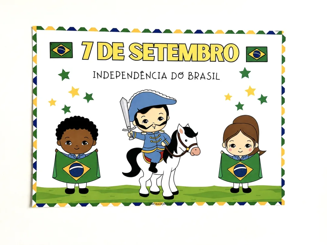 Painel Decorativo Dia da Independência - PDF 18 Páginas — imagem 2