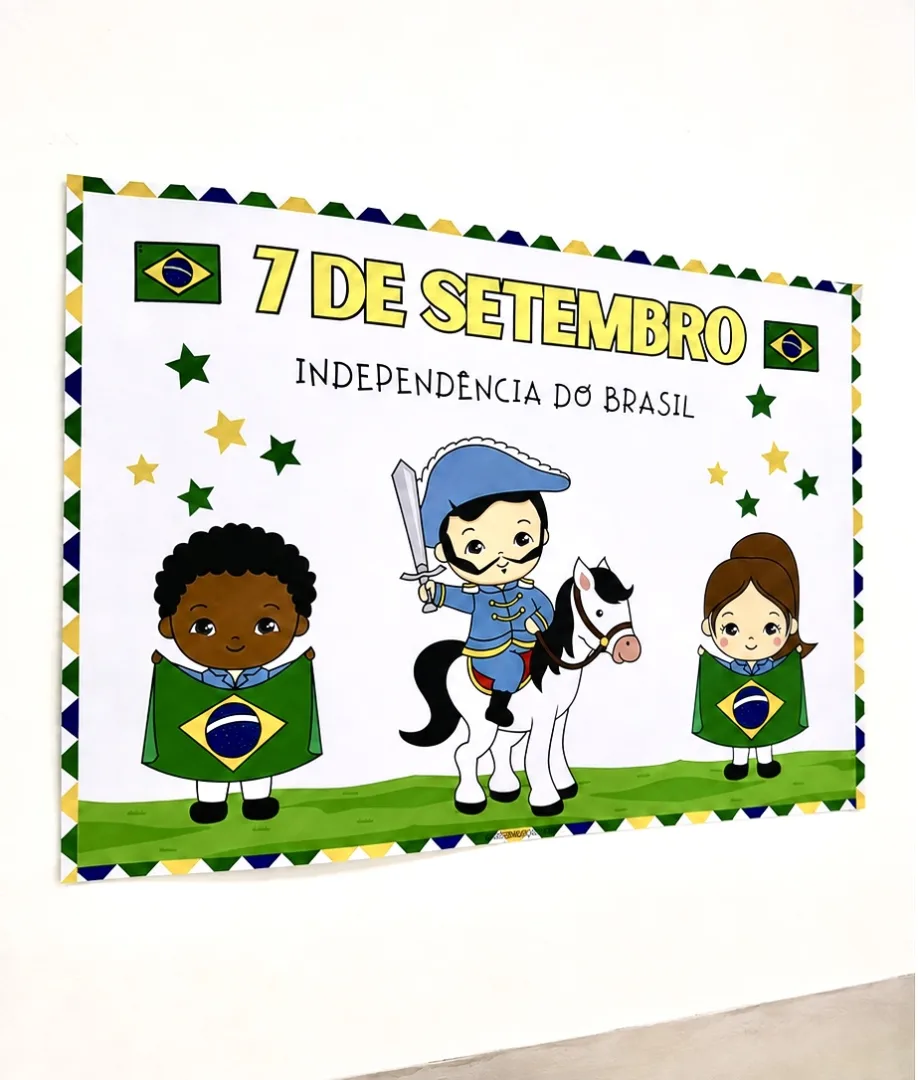 Painel Decorativo Dia da Independência - PDF 18 Páginas — imagem 3