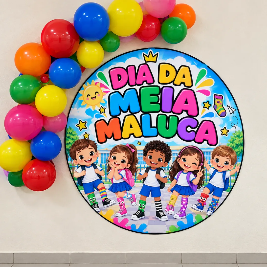 Painel Decorativo Meia Maluca - PDF 20 Páginas - Educação Infantil — imagem 2