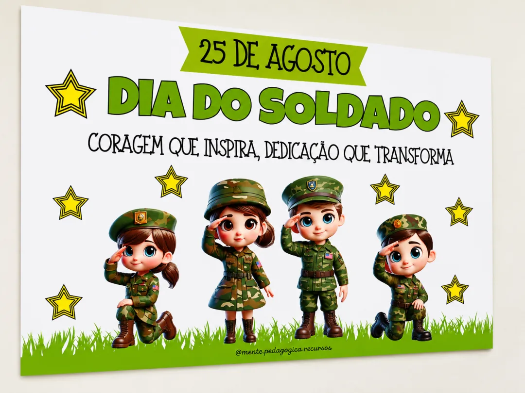 Painel decorativo dia do soldado — imagem 2