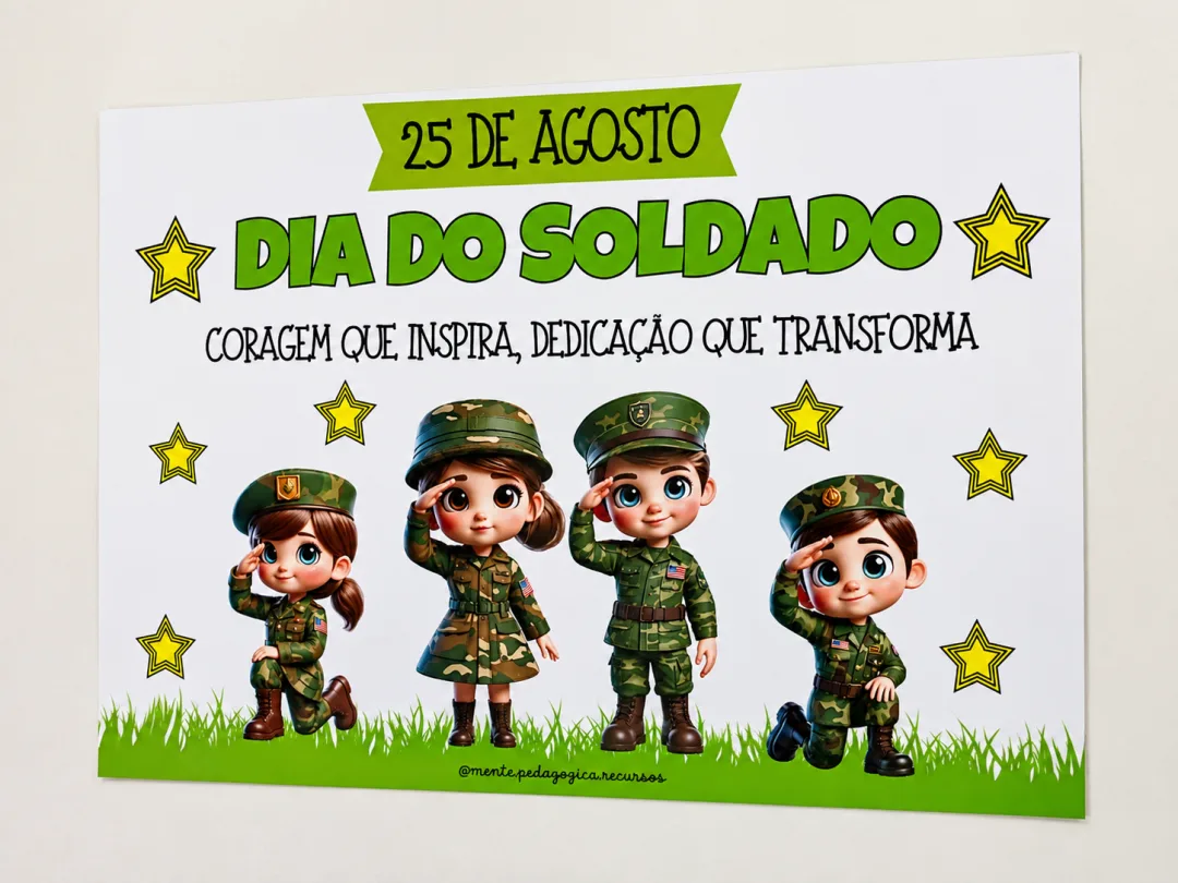 Painel decorativo dia do soldado — imagem 3