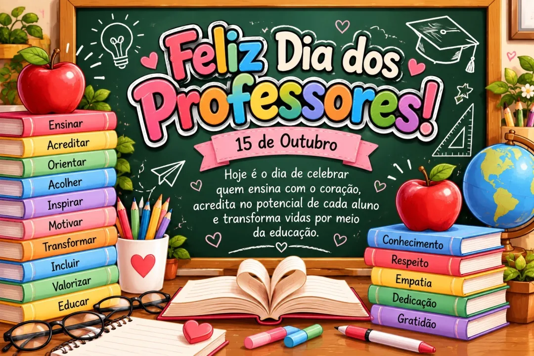 Painel Decorativo Dia dos Professores - PDF Educação Infantil e Fundamental  — imagem 2