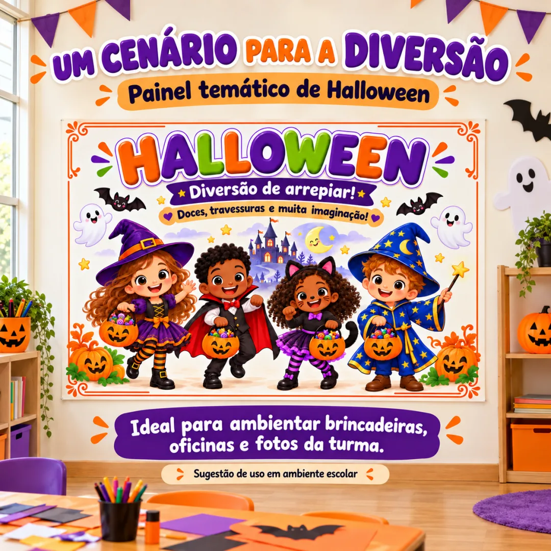 Painel Decorativo Halloween em PDF - Ed. Infantil ao 5º ano — imagem 2