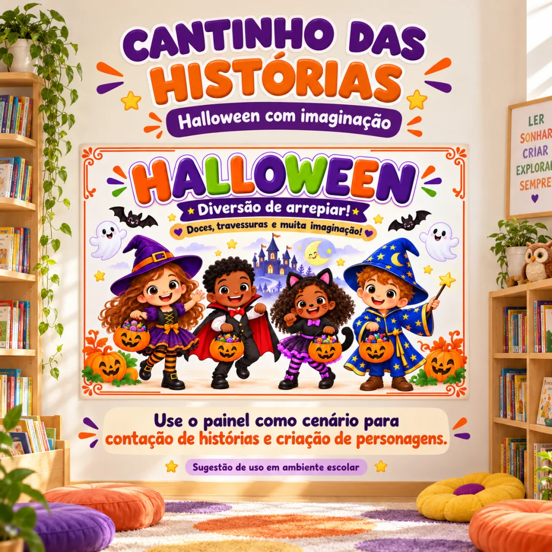 Painel Decorativo Halloween em PDF - Ed. Infantil ao 5º ano — imagem 3
