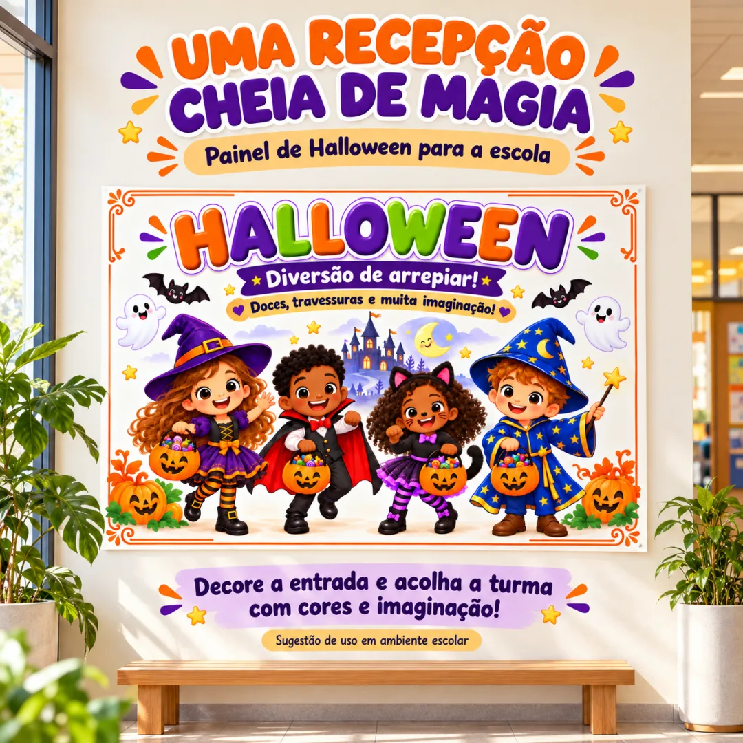 Painel Decorativo Halloween em PDF - Ed. Infantil ao 5º ano — imagem 4