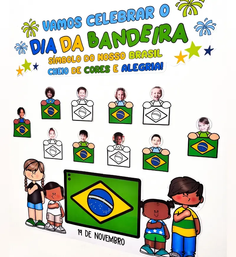 Painel Dia da Bandeira com Fotos — imagem 6