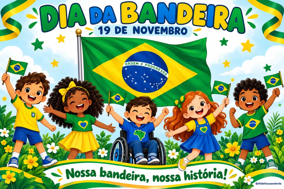 Painel Dia da Bandeira para Imprimir em PDF – 115 × 80 cm — imagem 5
