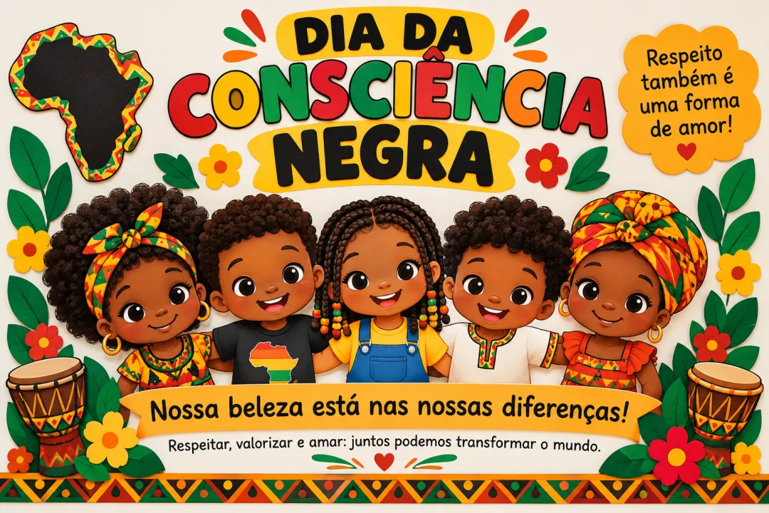 Painel Dia da Consciência Negra - PDF para Impressão — imagem 4