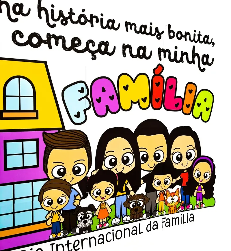 Painel Dia da Família - Minha História em PDF (1,07 x 0,76 m) — imagem 5