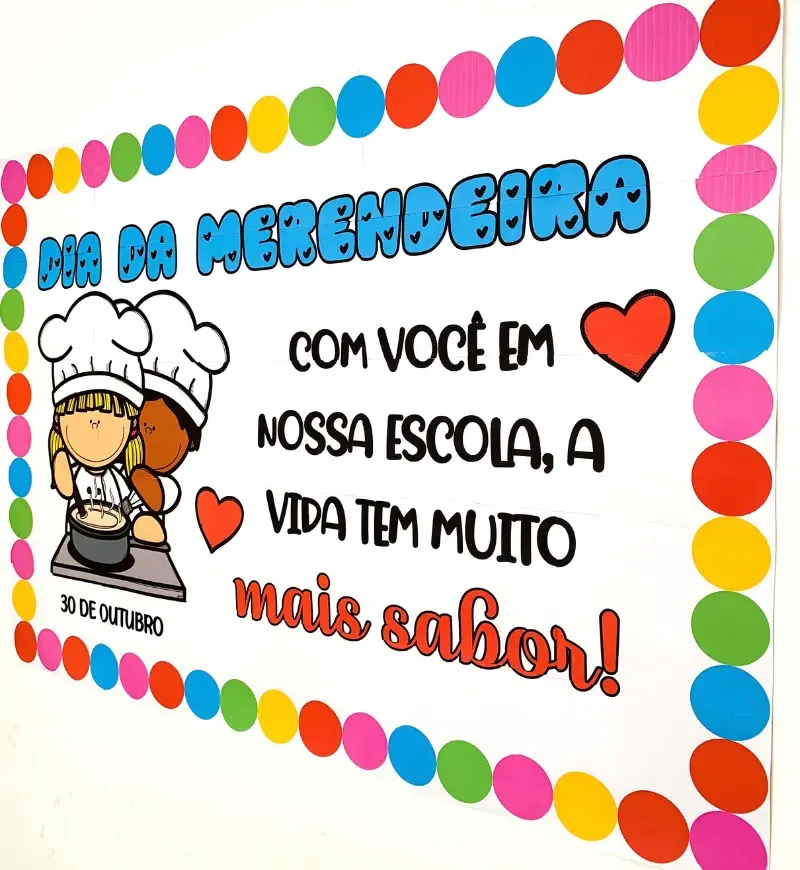 Painel Dia da Merendeira — imagem 3