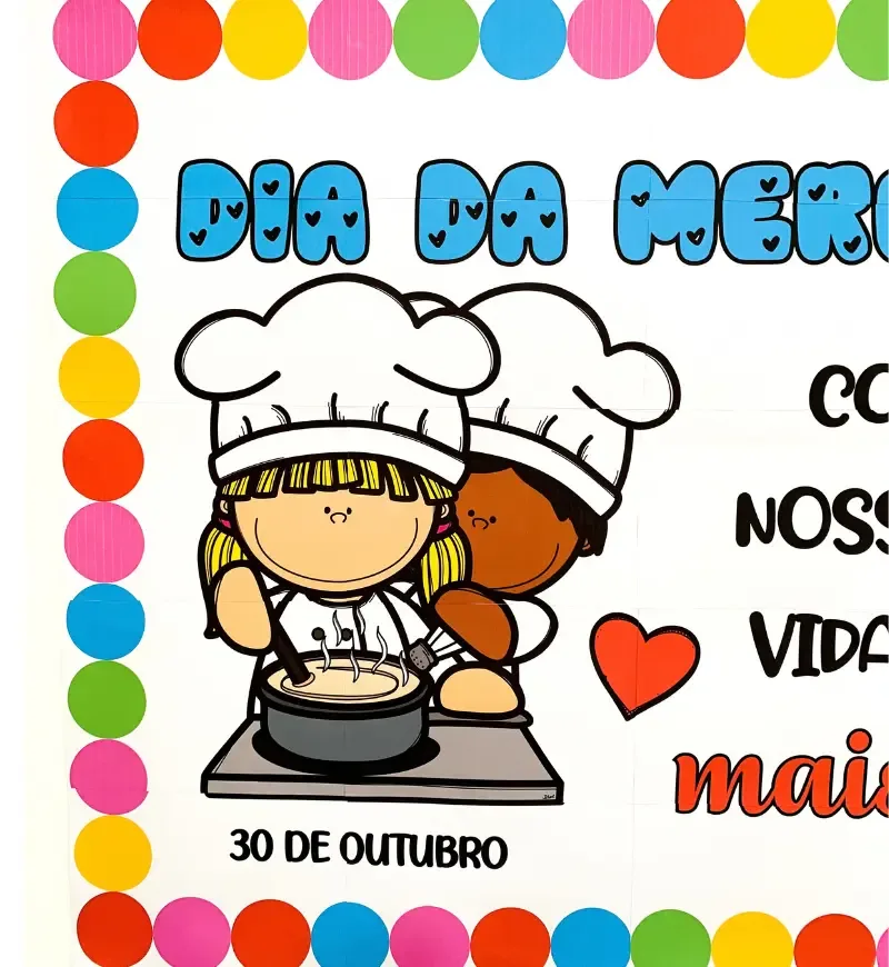 Painel Dia da Merendeira — imagem 4