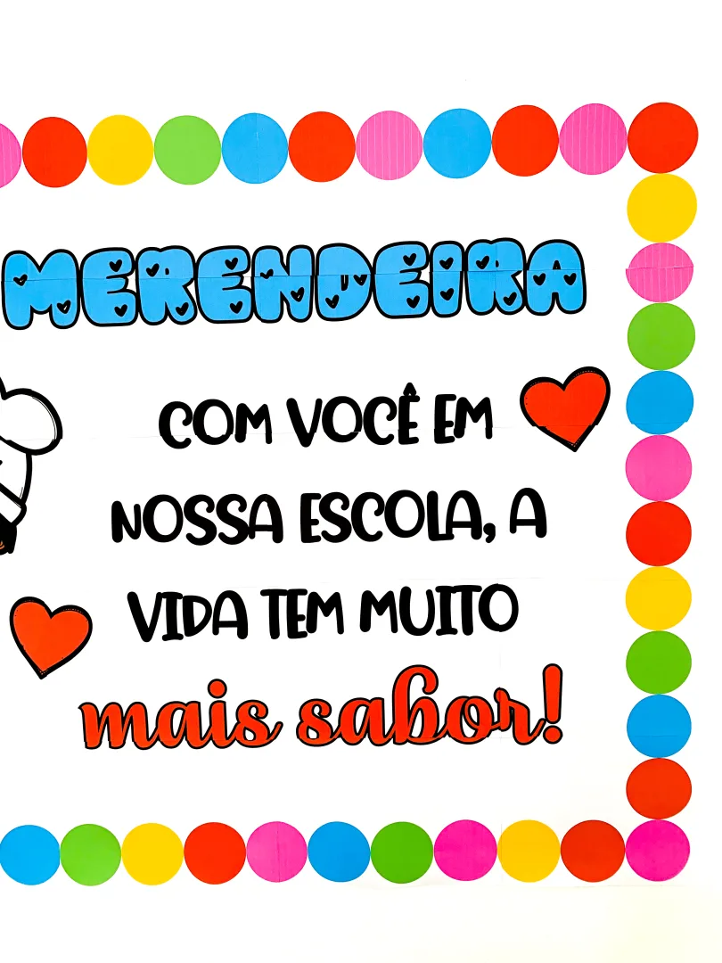 Painel Dia da Merendeira Educação Infantil PDF — imagem 4