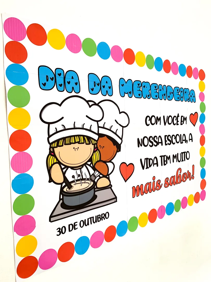 Painel Dia da Merendeira Educação Infantil PDF — imagem 5
