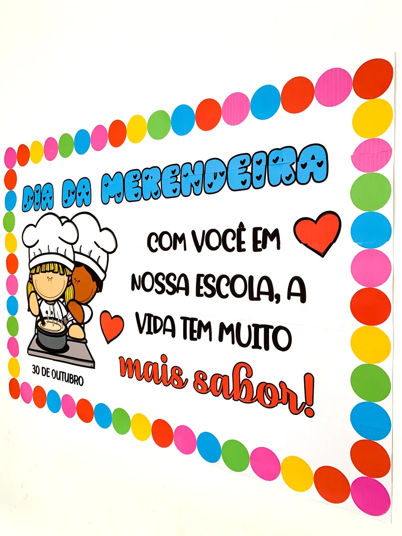 Painel Dia da Merendeira Educação Infantil PDF — imagem 6
