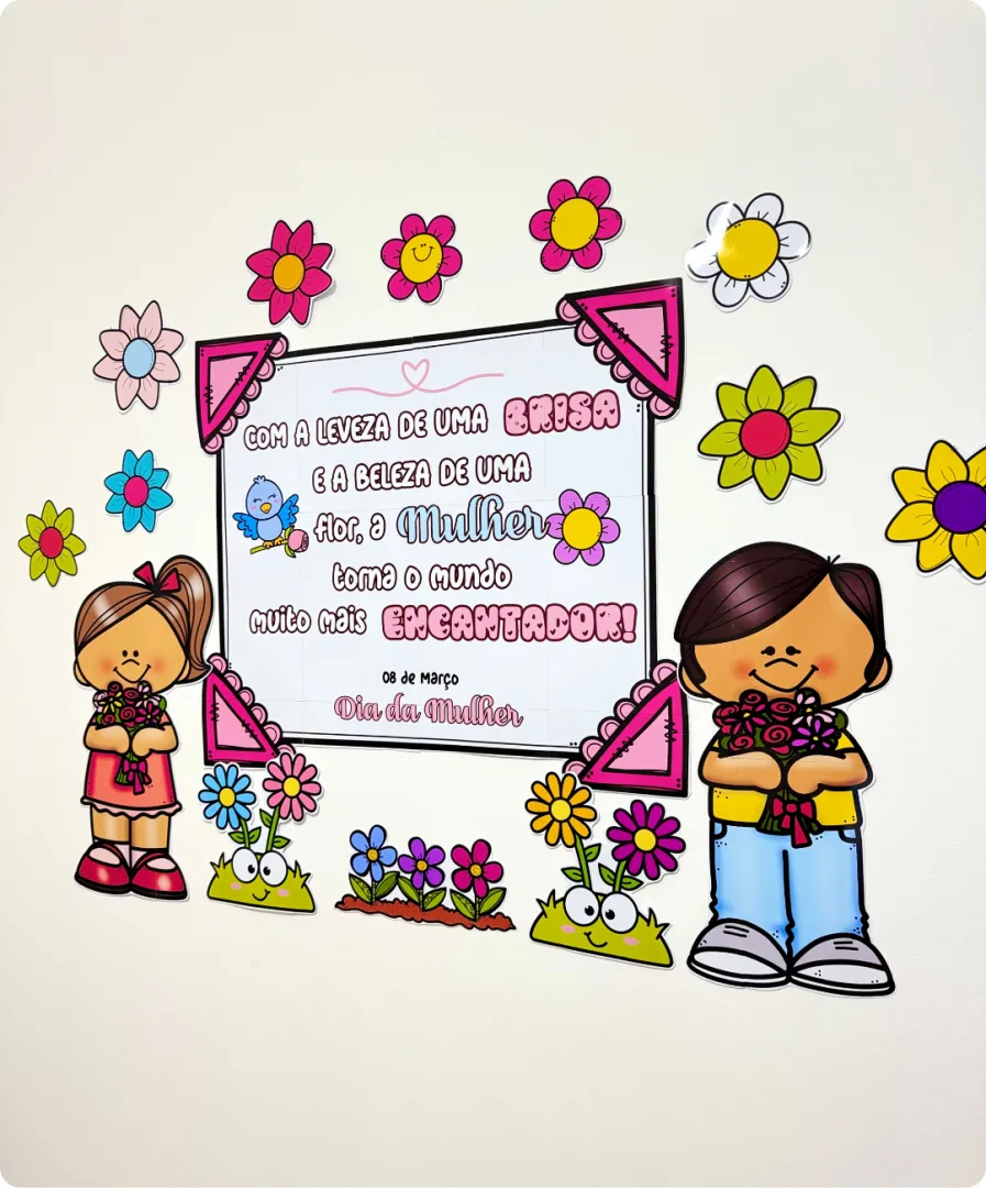 PAINEL DIA DA MULHER + LEMBRANCINHA — imagem 3