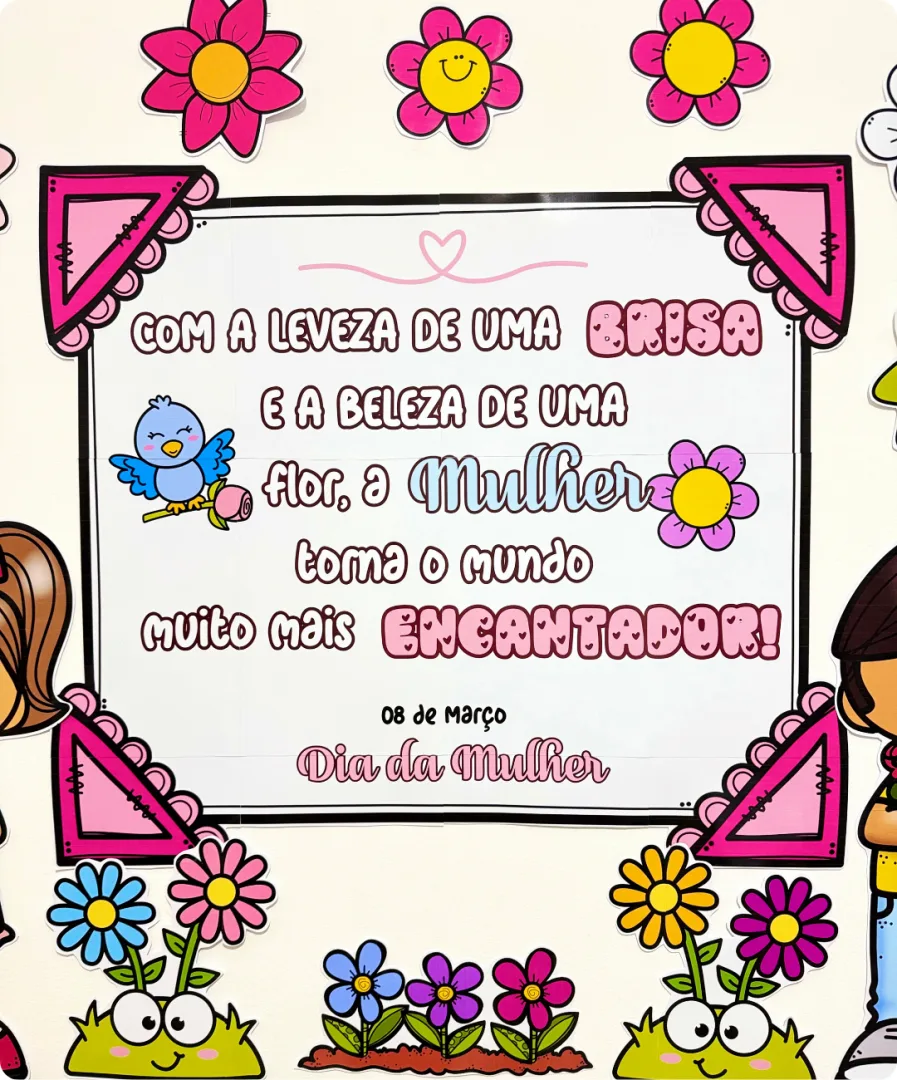 PAINEL DIA DA MULHER + LEMBRANCINHA — imagem 5