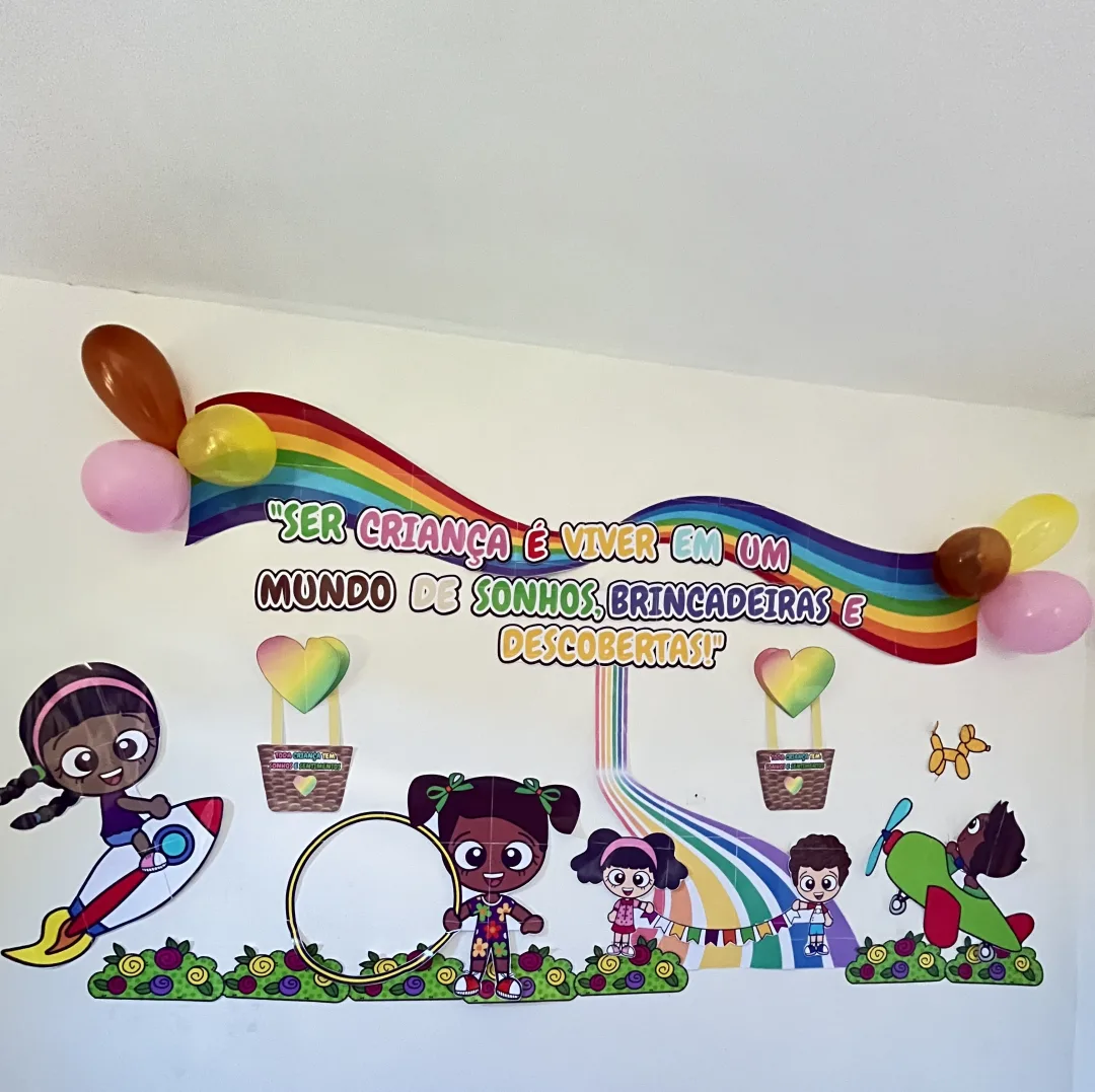 🌈Painel Dia das crianças 💰7,00 💜Lindo painel para decorar seu ambiente escolar e comemorar este dia tão especial 💜Pa — imagem 3