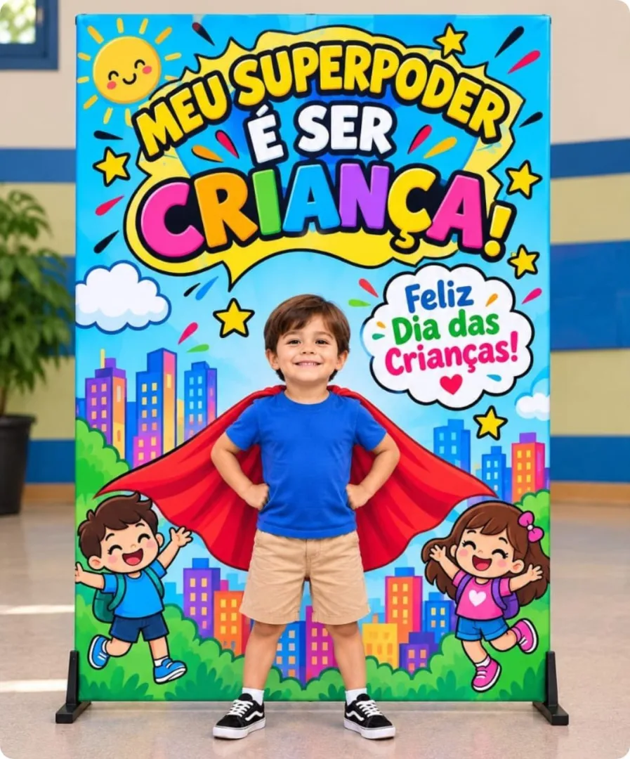 Painel dia Das Crianças para Imprimir — imagem 2