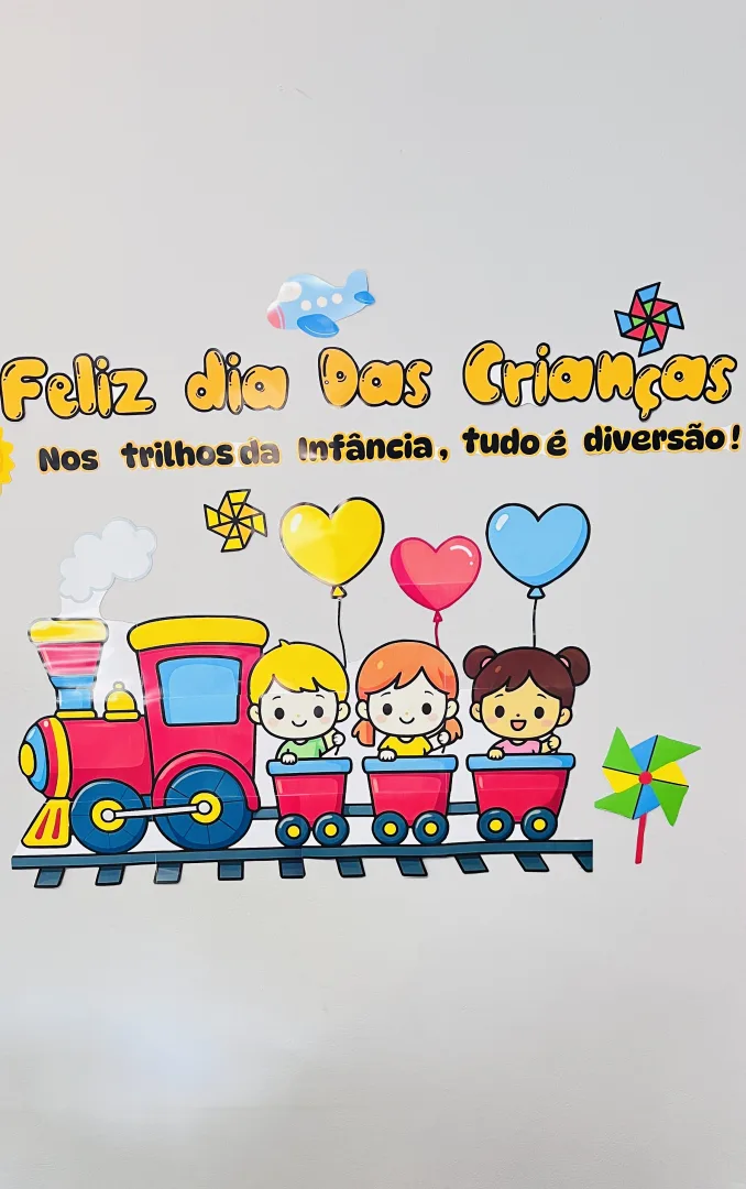  Painel Dia das Crianças para Imprimir em PDF – Decoração Infantil Colorida — imagem 2