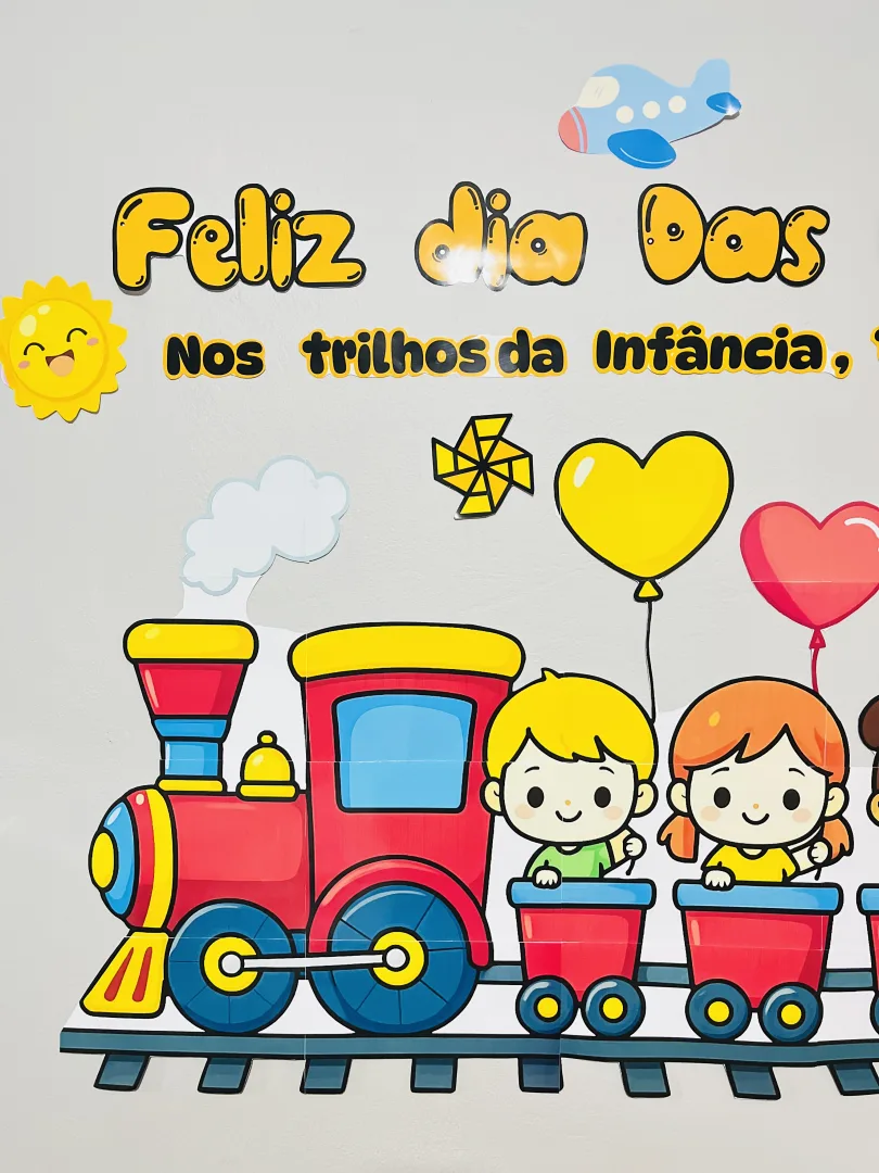  Painel Dia das Crianças para Imprimir em PDF – Decoração Infantil Colorida — imagem 4