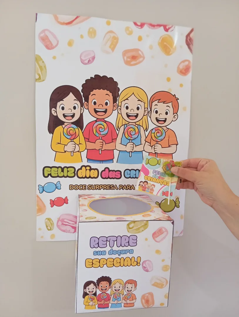 Painel Dia das Crianças - PDF - 16 e 4 folhas A4 Educação Infantil e Anos Iniciais — imagem 2