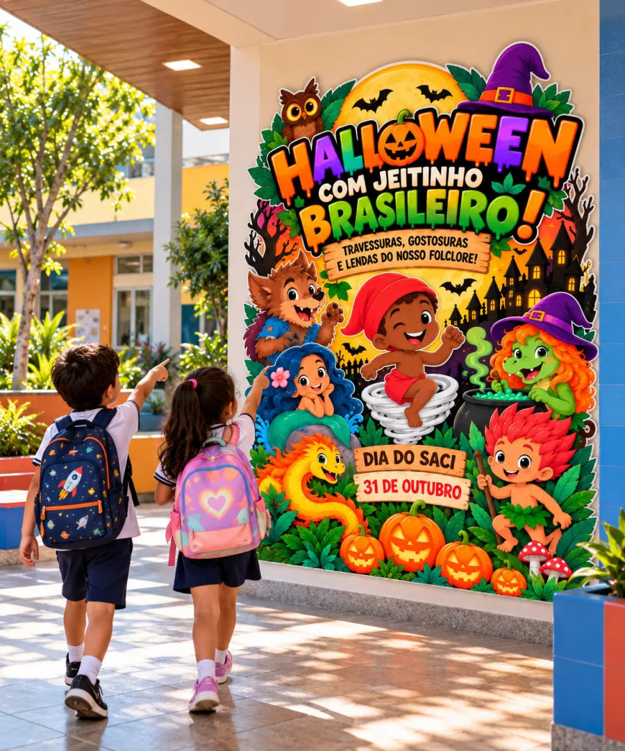 Painel Halloween com Jeitinho Brasileiro - PDF - 1º ao 5º ano — imagem 2