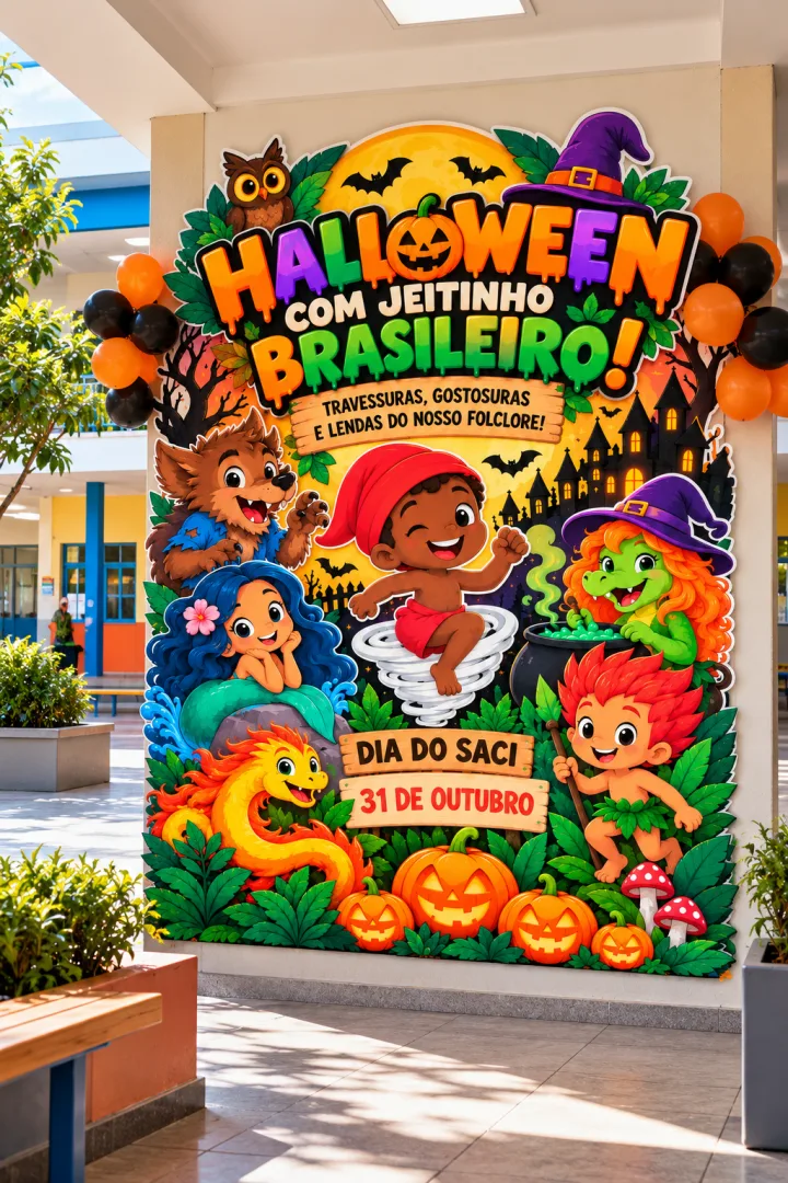 Painel Halloween com Jeitinho Brasileiro - PDF - 1º ao 5º ano — imagem 3