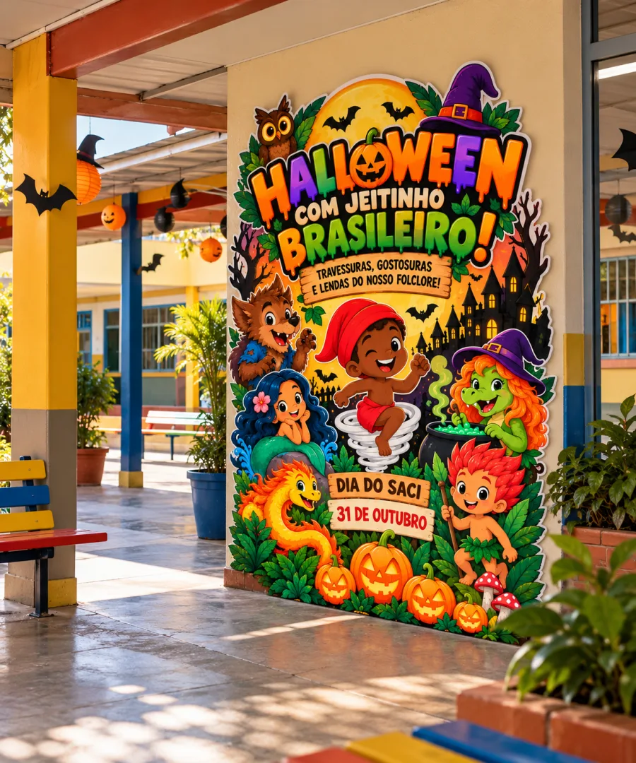 Painel Halloween com Jeitinho Brasileiro - PDF - 1º ao 5º ano — imagem 4