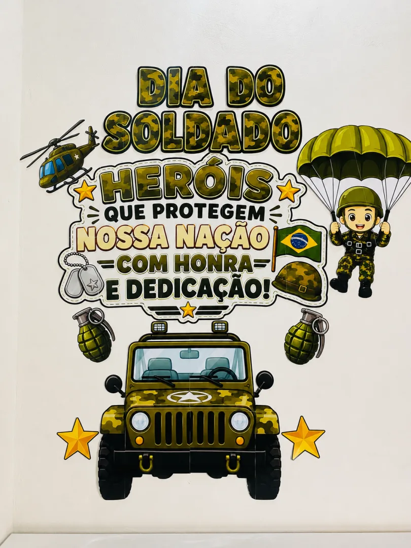 Painel – Dia do Soldado: Heróis que Protegem Nossa Nação — imagem 3