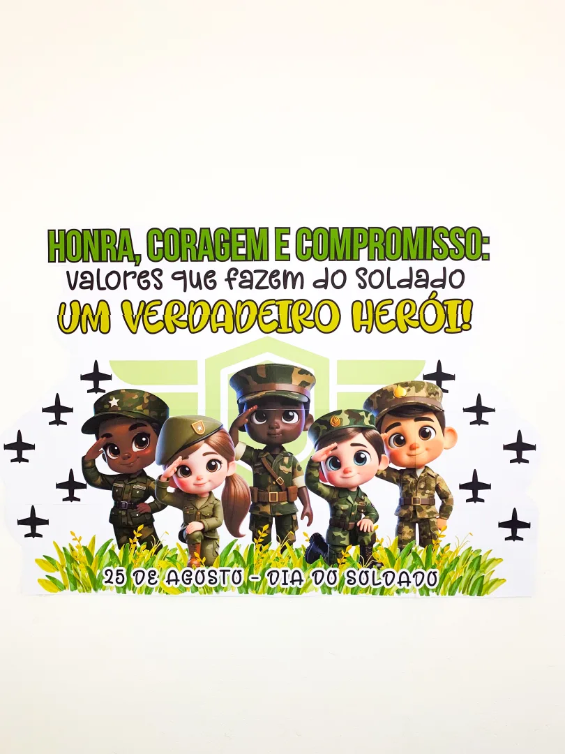 Painel Dia do Soldado - Honra, Coragem e Compromisso — imagem 2