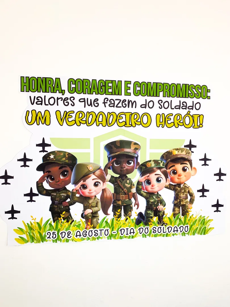 Painel Dia do Soldado - Honra, Coragem e Compromisso — imagem 3