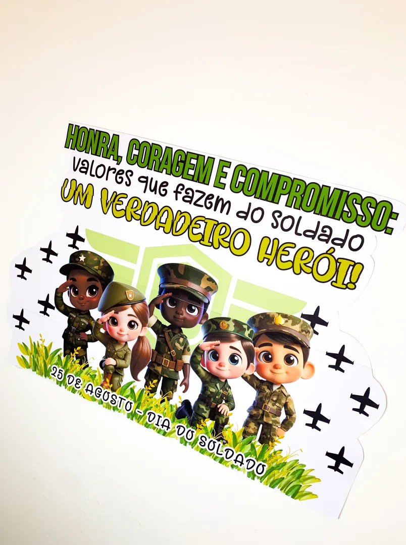 Painel Dia do Soldado - Honra, Coragem e Compromisso — imagem 4