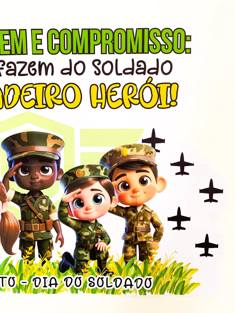 Painel Dia do Soldado - Honra, Coragem e Compromisso — imagem 5