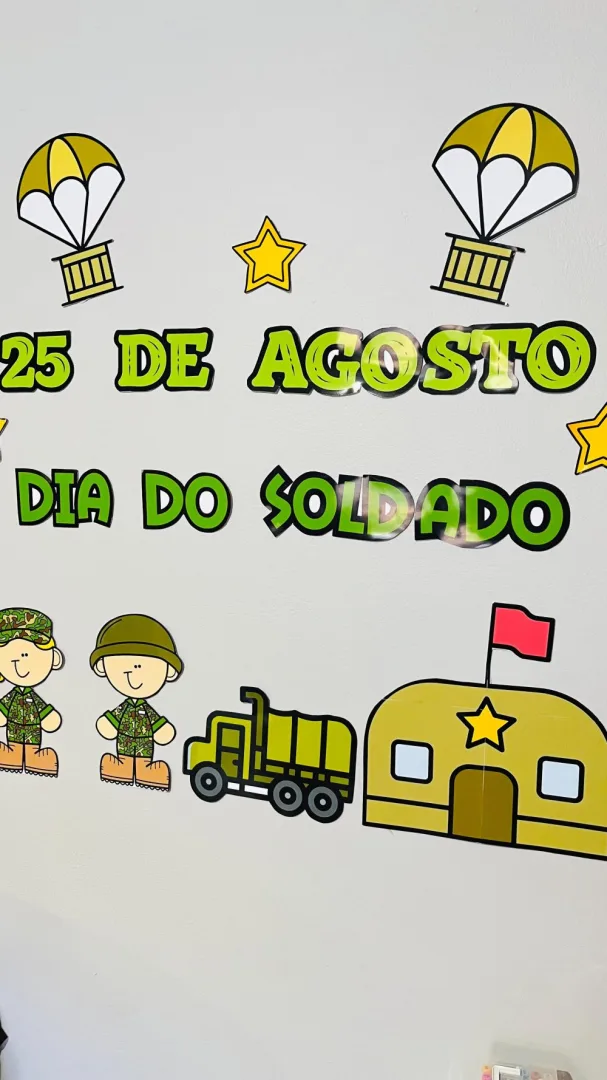 Painel Dia do Soldado — Pronto para Imprimir — imagem 2