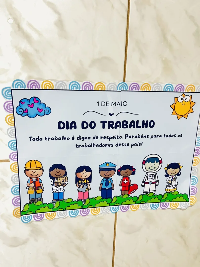 Painel Dia do Trabalho — Pronto para Imprimir — imagem 3